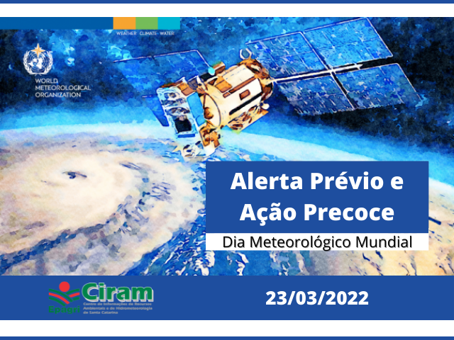 Read more about the article Dia meteorológico Mundial 2022 – Tema: Alerta Prévio e Ação Precoce