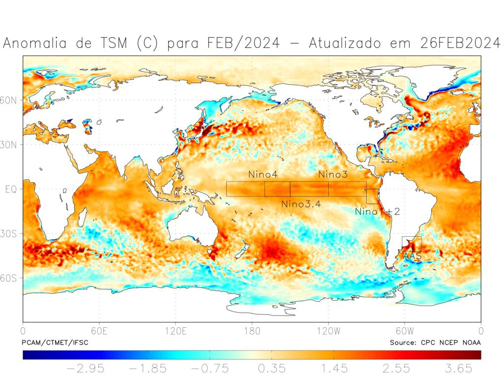 Previsão para o outono indica fim de atuação do El Niño, com chuvas e temperaturas dentro da média