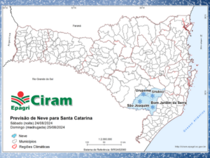 Leia mais sobre o artigo Fim de semana com chance de neve em SC