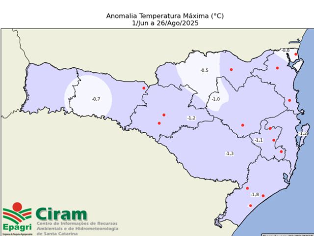 Leia mais sobre o artigo Inverno mais frio em SC desde 2016 