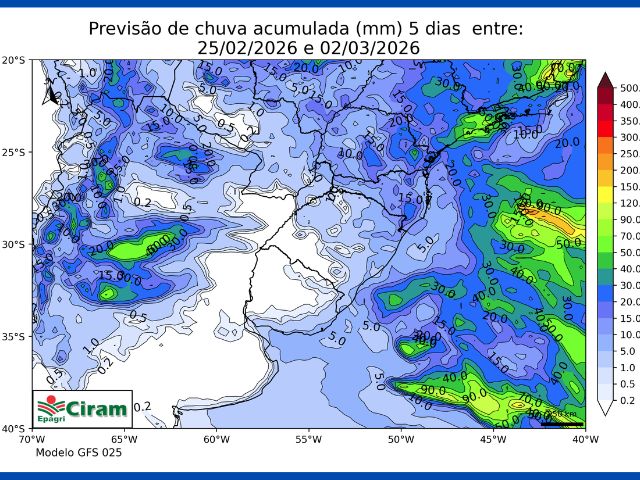 Leia mais sobre o artigo Novos temporais, oeste com pouca chuva e sem calor extremo