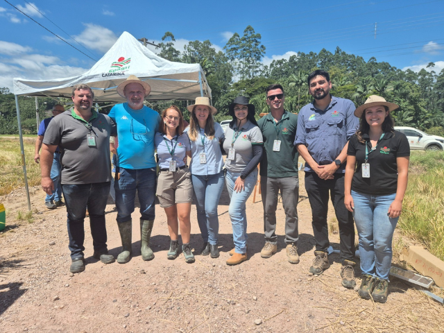 Leia mais sobre o artigo Epagri/Ciram apresenta diagnóstico agrometeorológico da safra de arroz irrigado em reunião técnica em Gaspar