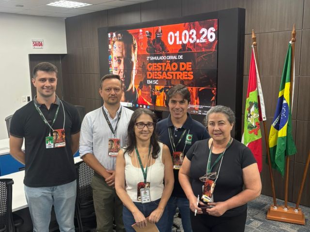 Leia mais sobre o artigo Epagri integra maior simulado de gestão de desastres do Brasil e reforça atuação em eventos climáticos extremos