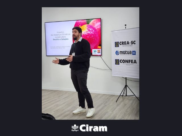Leia mais sobre o artigo Epagri/Ciram discute impactos climáticos e soluções para a agricultura em Fraiburgo
